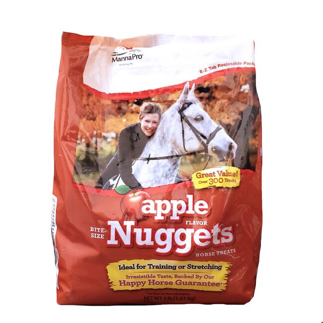 Manna Pro Apple Flavor Bite Sized Nuggets Horse Treats