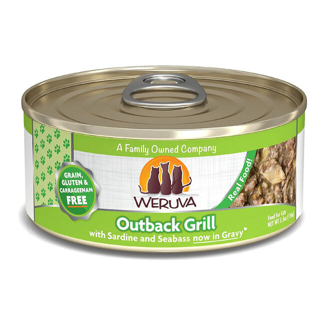 Weruva Classic Cat Food - Outback Grill with Sardine & Sea Bass in Gravy - 5.5 oz image number null