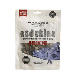 Polkadog Cod Skin Shorties - Crunchy Sticks for Dogs & Cats
