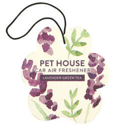 Pet House Candle Car Air Freshener - Lavender Green Tea
