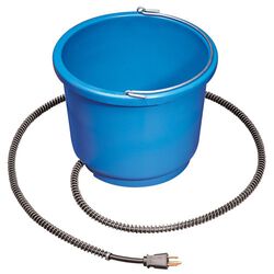 API Heated Bucket - 9-Quart Capacity - Blue