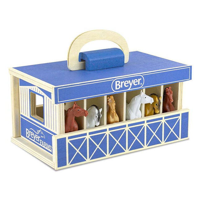 Breyer Farms Wood Stable Playset  image number null