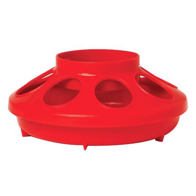 Little Giant Screw-On Feeder Base for 1-Quart Poultry Feeder/Waterer Jar image number null