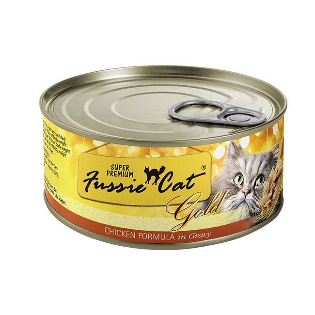 Fussie Cat Gold Cat Food - Super Premium Chicken in Gravy - 2.8 oz image number null