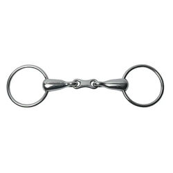 Korsteel Stainless Steel French Link Loose Ring Snaffle Bit