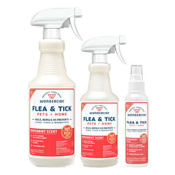 Wondercide Flea & Tick Spray for Pets & Home with Natural Essential Oils - Peppermint Scent
