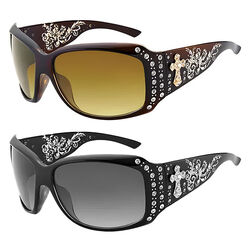AWST International Sunglasses - Western Cross - Assorted Colors