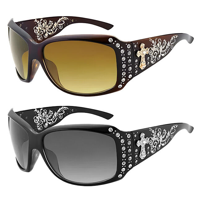 AWST International Sunglasses - Western Cross - Assorted Colors - Closeout image number null