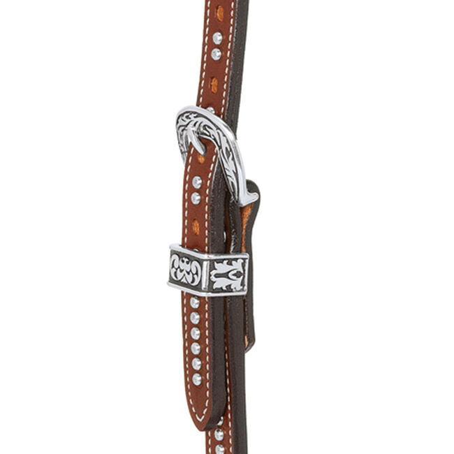 Weaver Equine Austin Flat Sliding Ear Headstall image number null