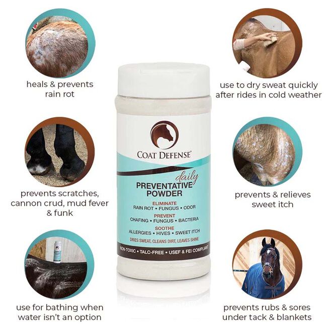 Coat Defense Daily Preventative Powder for Horses The Cheshire Horse