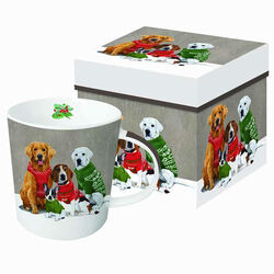GT Reid Dogs in Sweaters Mug with Gift Box
