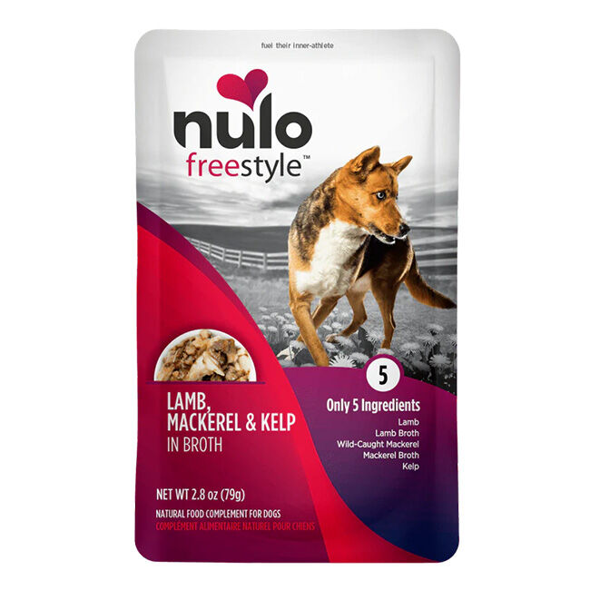 Nulo FreeStyle Meaty Topper for Dogs - Lamb, Mackerel & Kelp in Broth Recipe - 2.8 oz image number null
