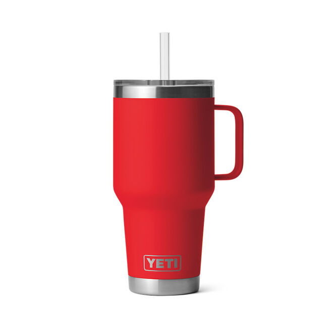 YETI Rambler 35 oz Mug with Straw Lid - Rescue Red image number null