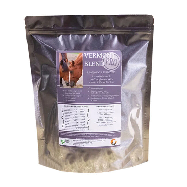 Custom Equine Nutrition Vermont Blend Pro - Forage Balancer with Digestive & Hoof Support image number null