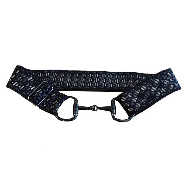 Anademi Stretch Belt with Black Bit Buckle - Prints image number null