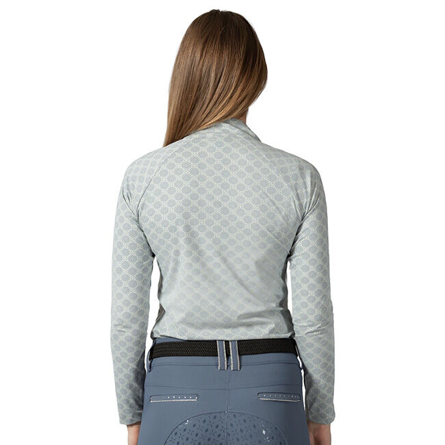 Equinavia Women's Selma Long Sleeve Sun Shirt - Light Gray/Lavender image number null