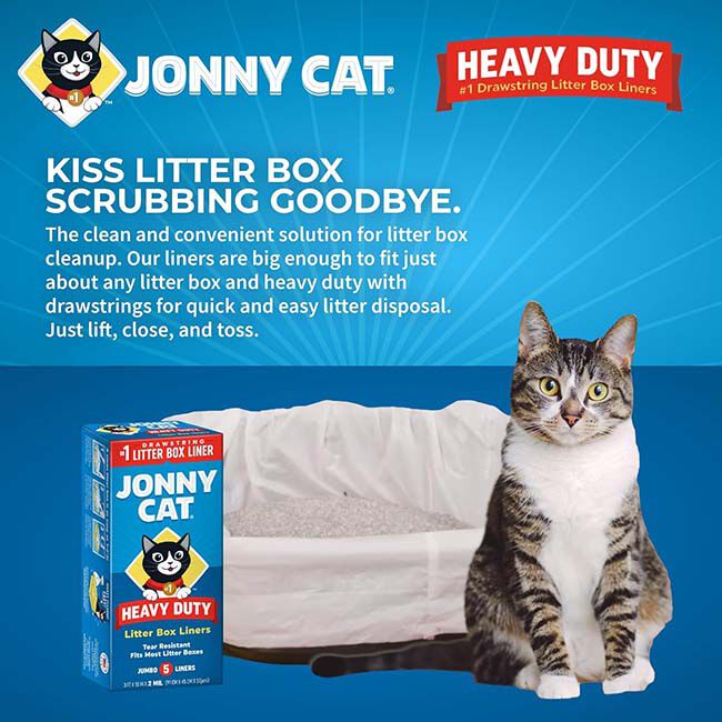 Jonny Cat Heavy-Duty Litter Box Liners - 5-Pack image number null