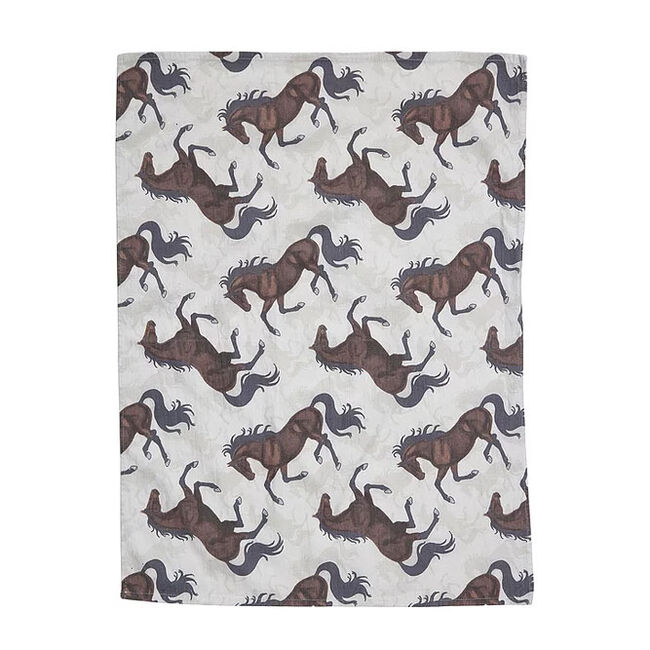 AWST Flour Sack Kitchen Towel - Lila Bay Horses image number null
