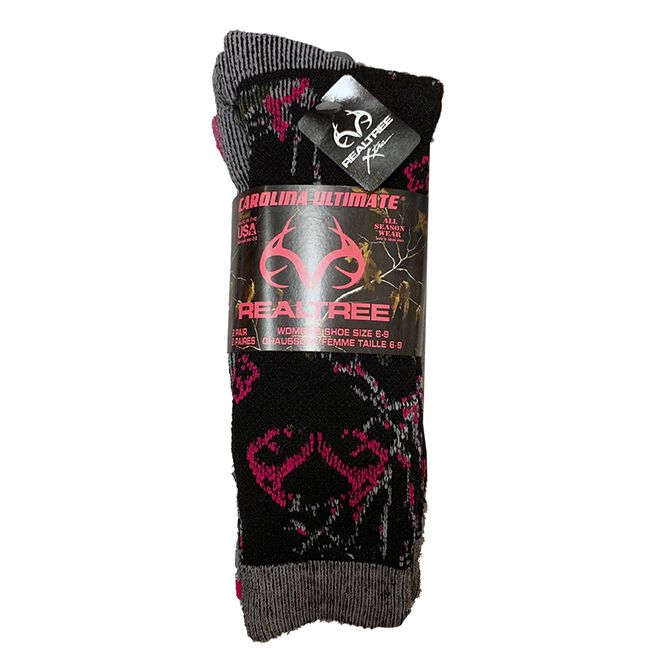 Wrangler Realtree Camo Wool Socks for Women image number null