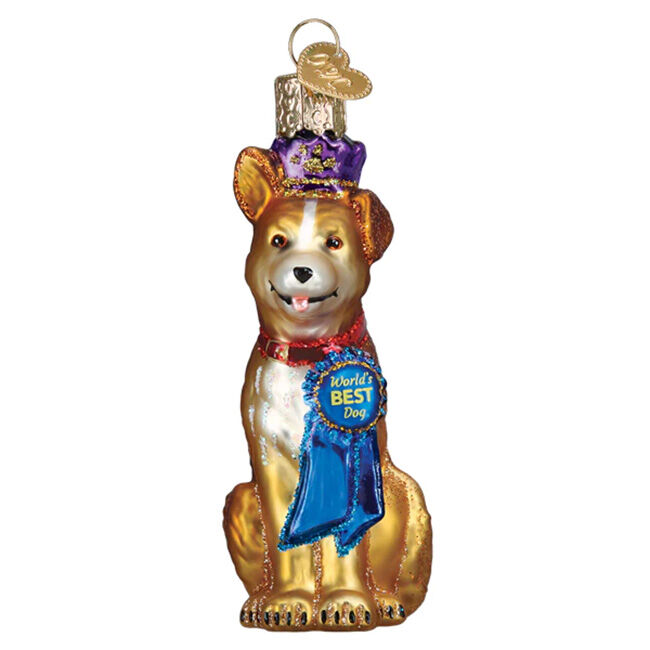 Old World Christmas Ornament - World's Best Dog image number null