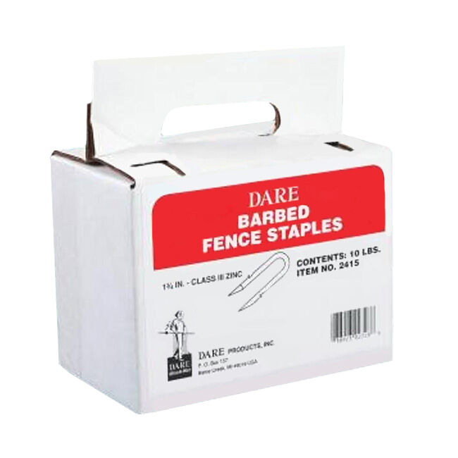 Dare Bulk Galvanized Barbed Fence Staples image number null