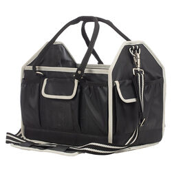 Equinavia Darby Large Collapsible Grooming Tote - Black/Silver