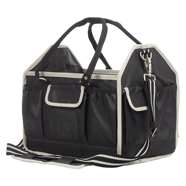 Equinavia Darby Large Collapsible Grooming Tote - Black/Silver image number null