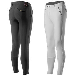 Horze Men's Grand Prix Silicone Knee Patch Breech