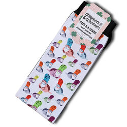 Dreamers & Schemers Boot Socks - Pair and a Spare - Croc Cat