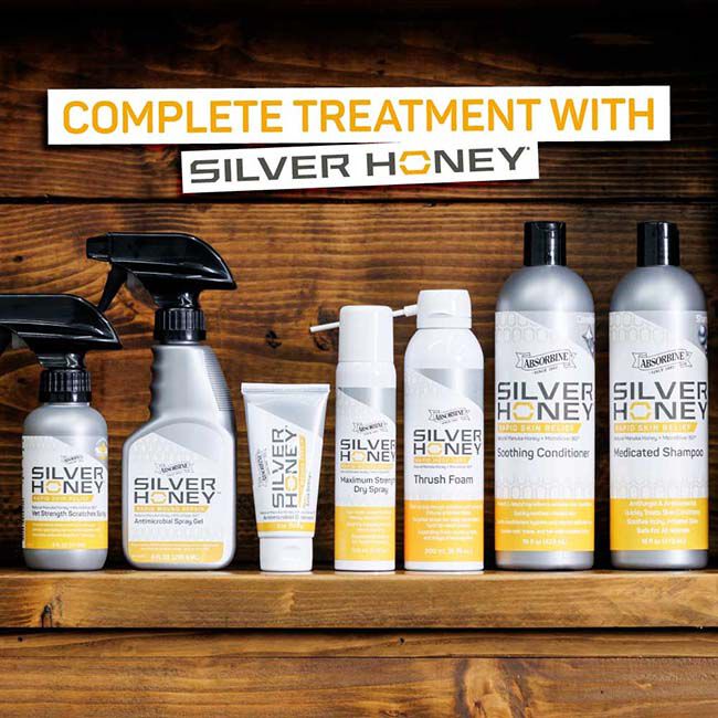 Absorbine Silver Honey Rapid Hoof Care Thrush Foam - 200 mL image number null