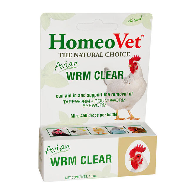 HomeoPet Avian WRM Clear image number null