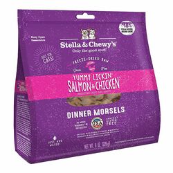 Stella & Chewy's Freeze-Dried Raw Dinner Morsels for Cats - Yummy Lickin' Salmon & Chicken