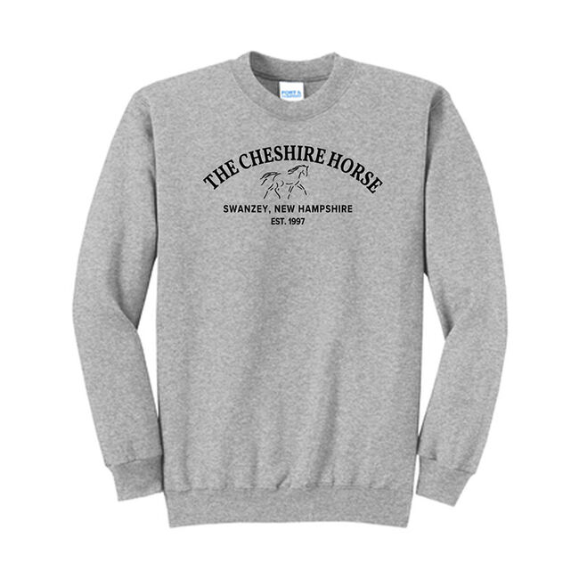 The Cheshire Horse Adult Classic Logo Crewneck Sweatshirt image number null
