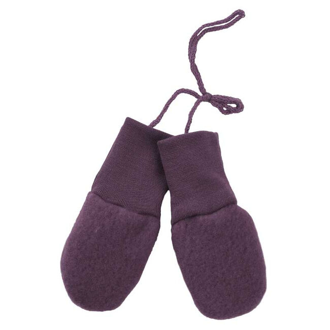 Engel Wool Baby Mittens - Purple image number null