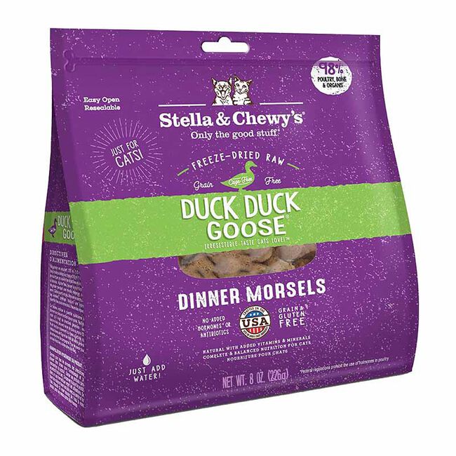 Stella & Chewy's Freeze-Dried Raw Dinner Morsels for Cats - Duck, Duck, Goose image number null