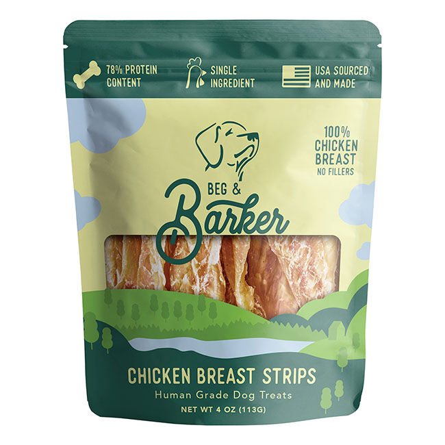 Beg & Barker Chicken Strip Dog Treats image number null