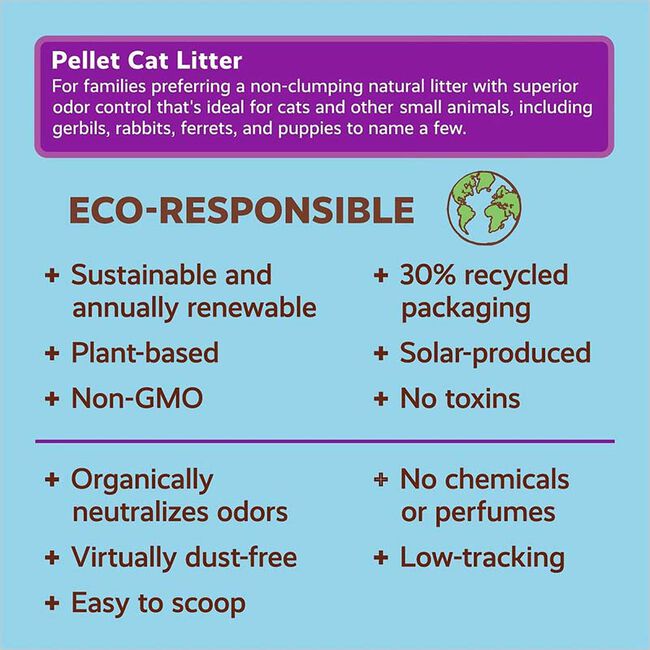 Naturally Fresh Pellet Unscented Non-Clumping Walnut Shell Cat Litter image number null