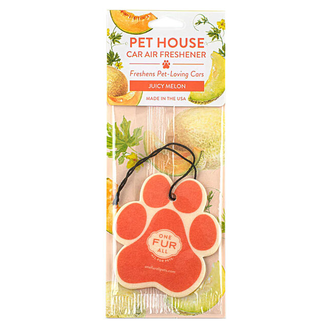 Pet House Candle Car Air Freshener - Juicy Melon image number null