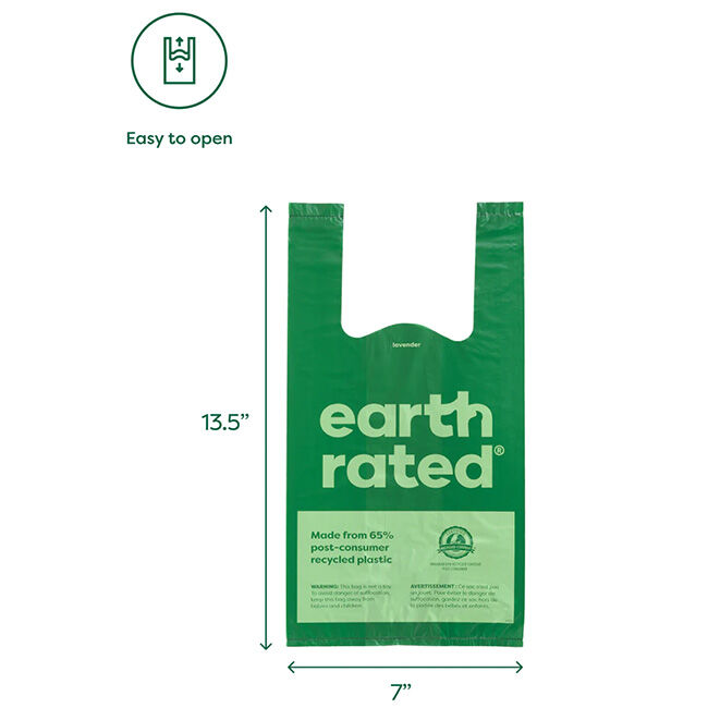 Earth Rated Easy-Tie Handle Poop Bags - Unscented image number null