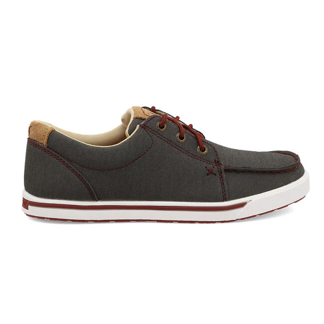 Twisted X Women's Kicks - Dark Grey/Barn Red image number null