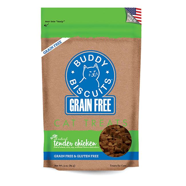 Buddy Biscuits Grain Free Soft Chicken Cat Treats 3oz  image number null