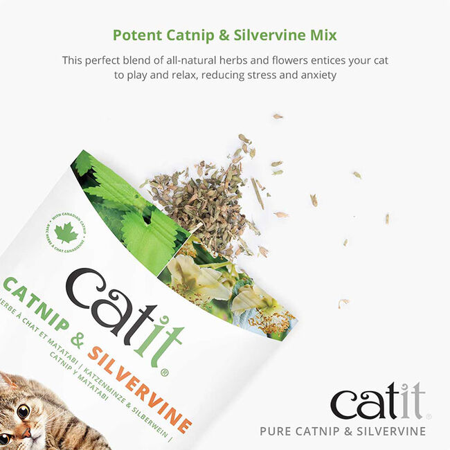 Catit Pure Catnip & Silvervine Mix image number null