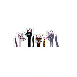 R. Nichols Die-Cut Magnet - Cat Pack