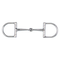 Toklat Pony Stainless Steel Snaffle Dee Bit