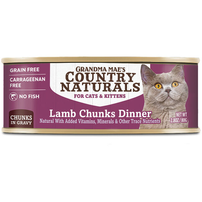 Grandma Mae's Cat Food - Lamb Chunks in Gravy image number null