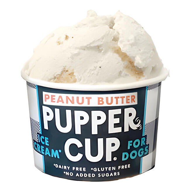 Pupper Cup Ice Cream for Dogs - Peanut Butter - 3 oz image number null