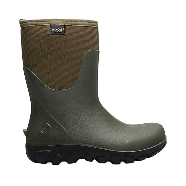 BOGS Men's Classic Mid Insulated Waterproof Boots - Dark Green image number null