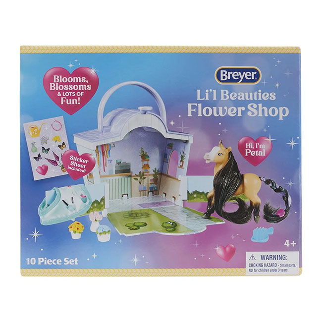 Breyer Li'l Beauties Flower Shop Horse Playset image number null