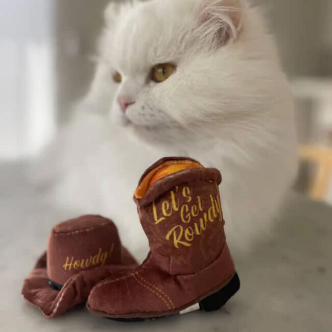 Haute Diggity Dog Catnip Toy Set - Kitty Cowboy - Closeout image number null