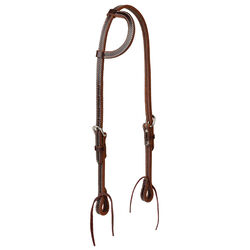 Weaver Equine Buffalo Leather Sliding Ear Headstall